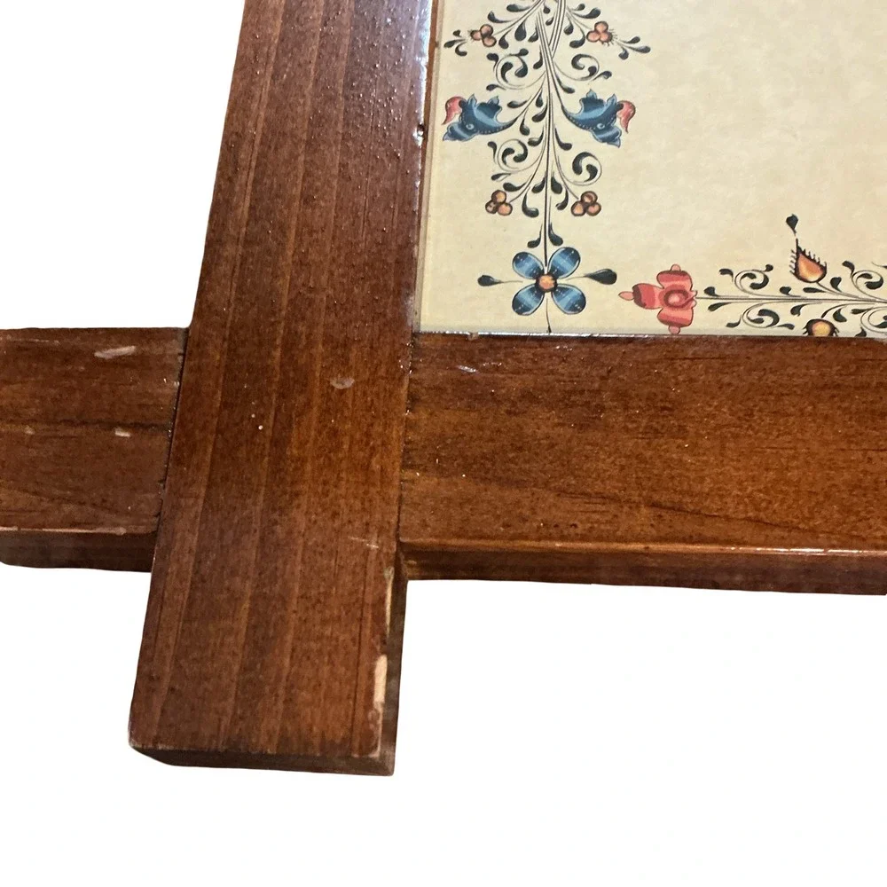 Vintage Alpha and Omega Scripture Wall Art Rustic Wood Frame Revelation 1:8